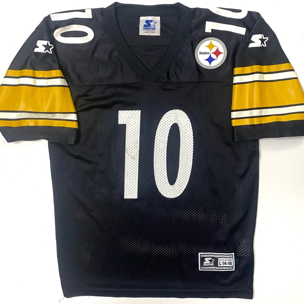 Vintage 90’s STARTER Pittsburgh Steelers Kordell Stewart #10 Football Jersey L